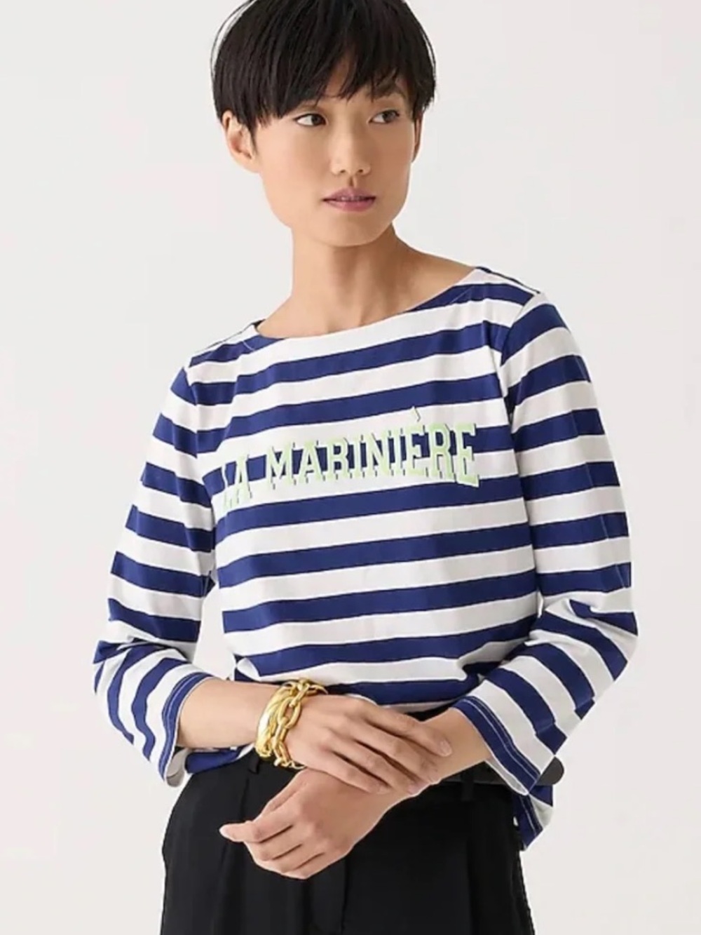 J. Crew classic-fit la marinière graphic t-shirt